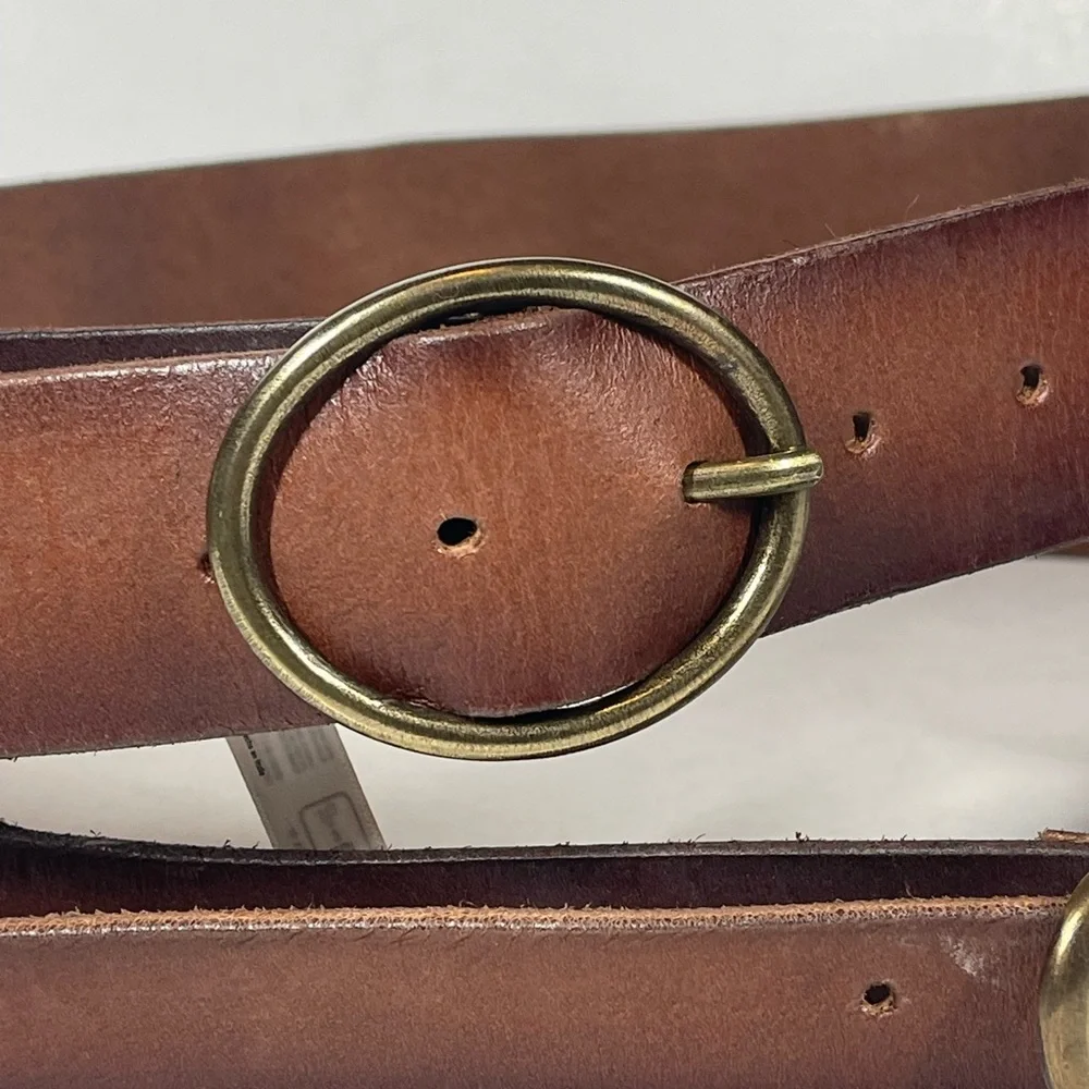 FREE PEOPLE Wide Leather Belt Size S-M - Picture 5 of 8